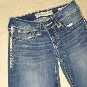 BKE denim culture cropped jeans